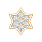 Certified Diamond Star Earring for Helix Piercing