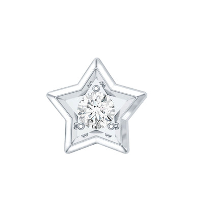 Dainty Diamond Star Earring for Tragus Piercing
