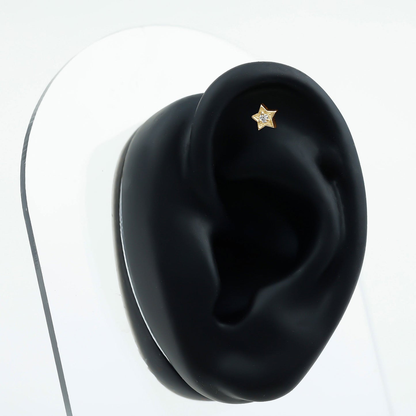 Dainty Diamond Star Earring for Tragus Piercing