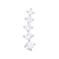 Minimal Graduated Diamond Crawler Earring