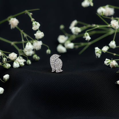 Cute Diamond Penguin Earring for Cartilage Piercing