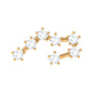 Diamond Taurus Zodiac Crawler Earring