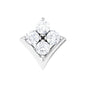 Diamond Cluster Upper Lobe Earring