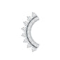 Certified Diamond Curved Cartilage Earring