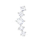 Graduated Style Diamond Crawler Earring for Women