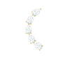 Certified Pear Cut Moissanite Ear Crawler Earring