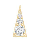 Dainty Diamond Triangle Tragus Earring