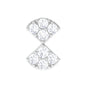 Genuine Diamond Bow Earring for Tragus Piercing