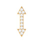 Natural Diamond Arrow Tragus Earring for Women