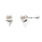 Round Freshwater Pearl Solitaire Tragus Earring