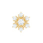 Nature Inspired Diamond Flower Earring for Helix Piercing