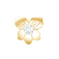 Nature Inspired Diamond Floral Helix Earring