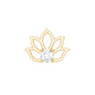 Nature Inspired Diamond Lotus Earring