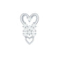 Diamond Heart Cartilage Earring