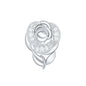 Nature Inspired Diamond Flower Helix Earring