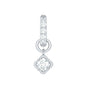 Minimalist Diamond Drop Earring for Cartilage Piercing