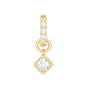 Minimalist Diamond Drop Earring for Cartilage Piercing
