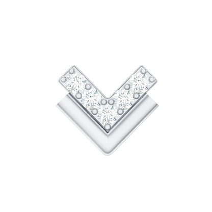 Diamond Arrow Earring for Conch Piercing