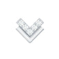 Diamond Arrow Earring for Conch Piercing