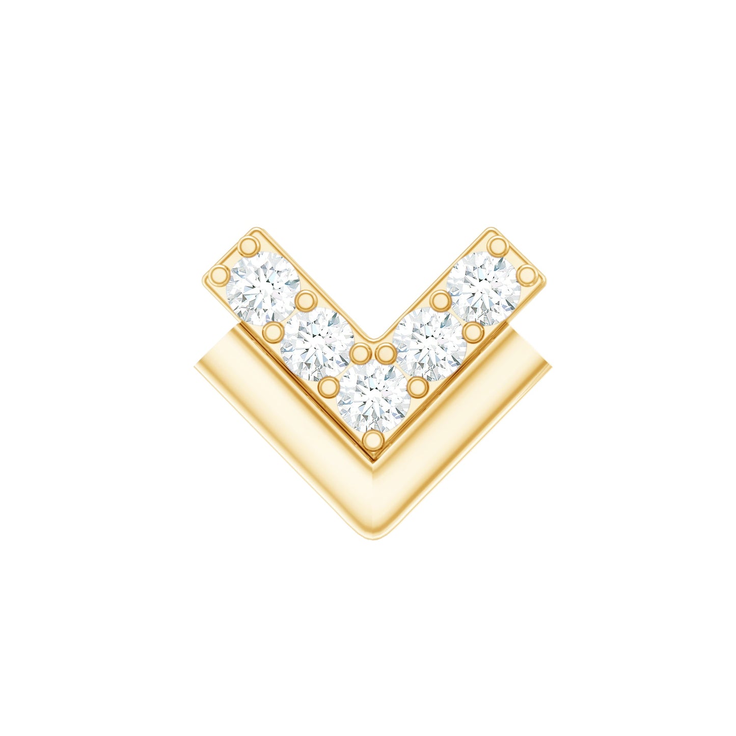 Diamond Arrow Earring for Conch Piercing