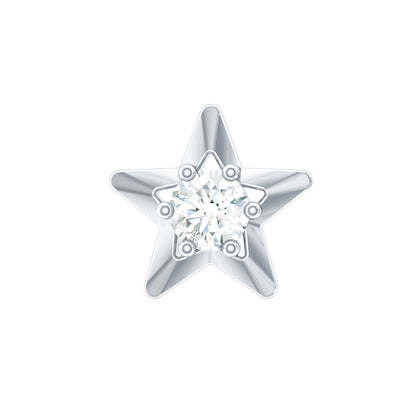 Diamond Celestial Star Earring for Conch Piercing