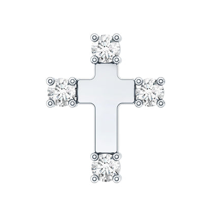 Diamond Cross Cartilage Earring