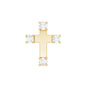 Diamond Cross Cartilage Earring