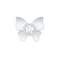 Diamond Butterfly Earring for Helix Piercing