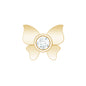 Diamond Butterfly Earring for Helix Piercing
