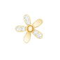 Simple Diamond Floral Earring for Cartilage Piercing
