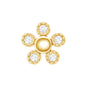 Diamond Floral Cartilage Earring