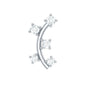 Diamond Curved Crawler Earring