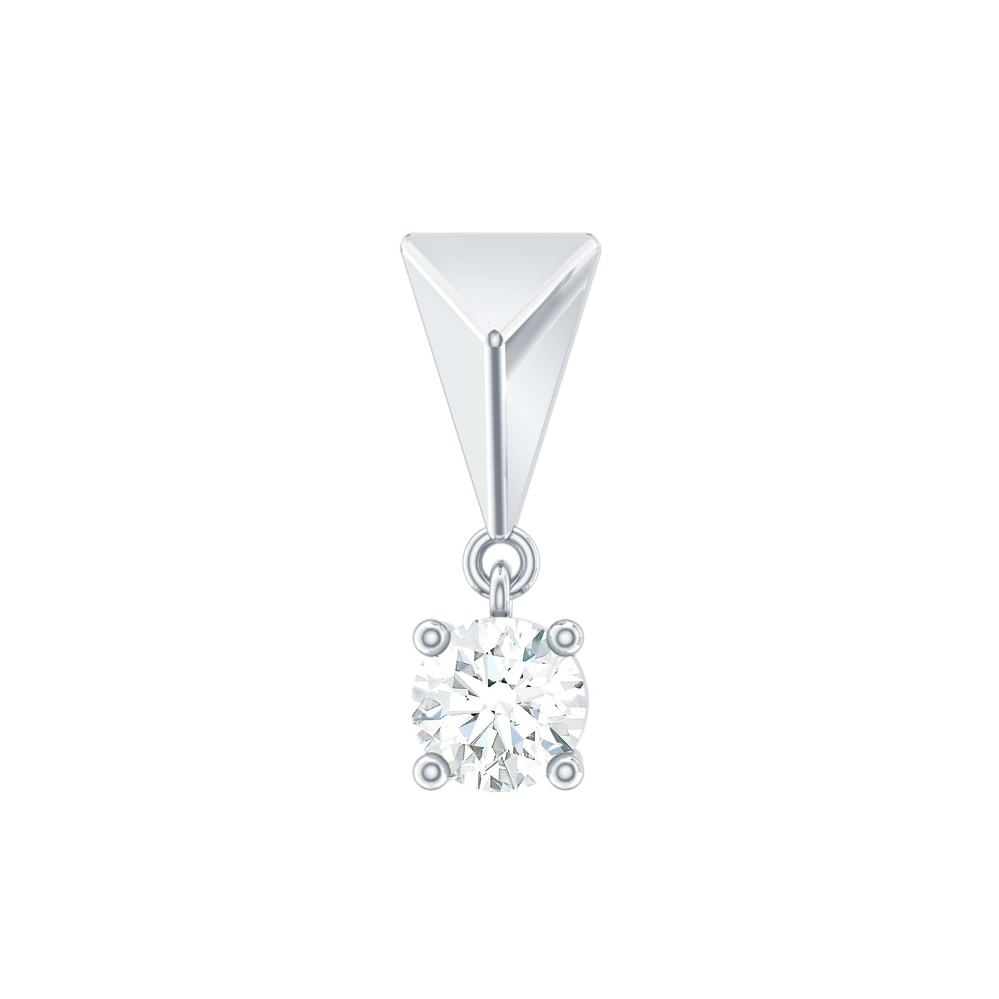 Diamond Drop Earring for Helix Piercing