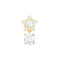 Star Diamond Drop Earring for Helix Piercing