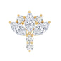 Diamond Lotus Cartilage Earring