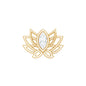 Marquise Diamond Lotus Cartilage Earring for Her