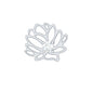 Diamond Lotus Flower Earring for Conch Piercing