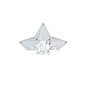 Minimalist Diamond Floral Earring for Cartilage Piercing
