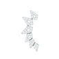 Designer Diamond Ear Crawler Earring for Helix Piercing