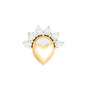 Diamond Heart Conch Earring
