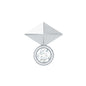 Diamond Geometric Tragus Earring