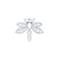 Diamond Dragon Fly Earring for Helix Piercing