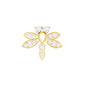 Diamond Dragon Fly Earring for Helix Piercing