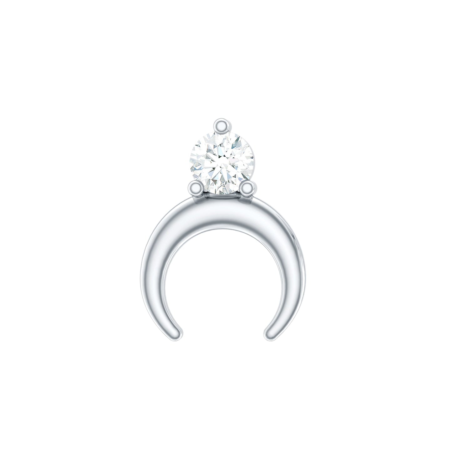 Diamond Minimalist Earring for Helix Piercing