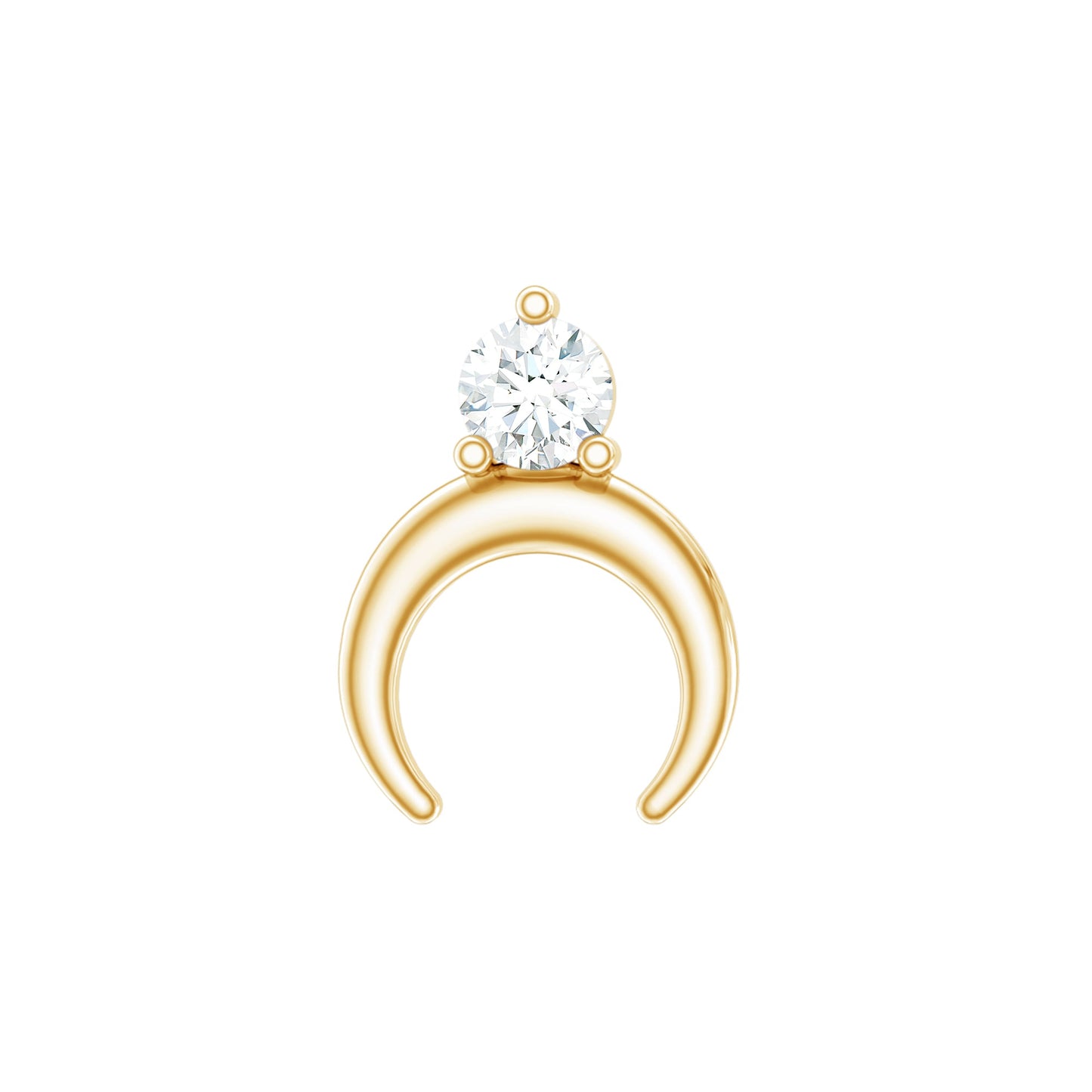 Diamond Minimalist Earring for Helix Piercing