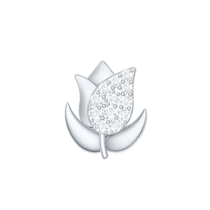 Diamond Flower Earring for Tragus Piercing