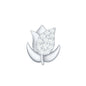 Diamond Flower Earring for Tragus Piercing