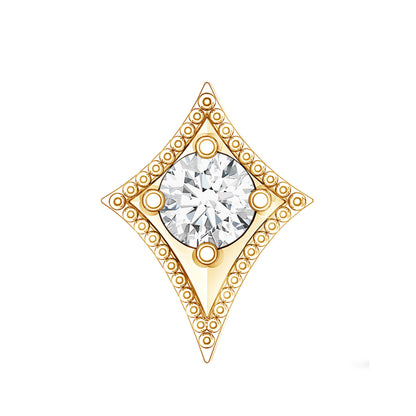 Diamond Kite Shape Tragus Earring