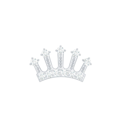 Certified Diamond Crown Earring for Helix Piercing