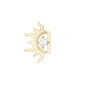 Diamond Half Sun Tragus Earring
